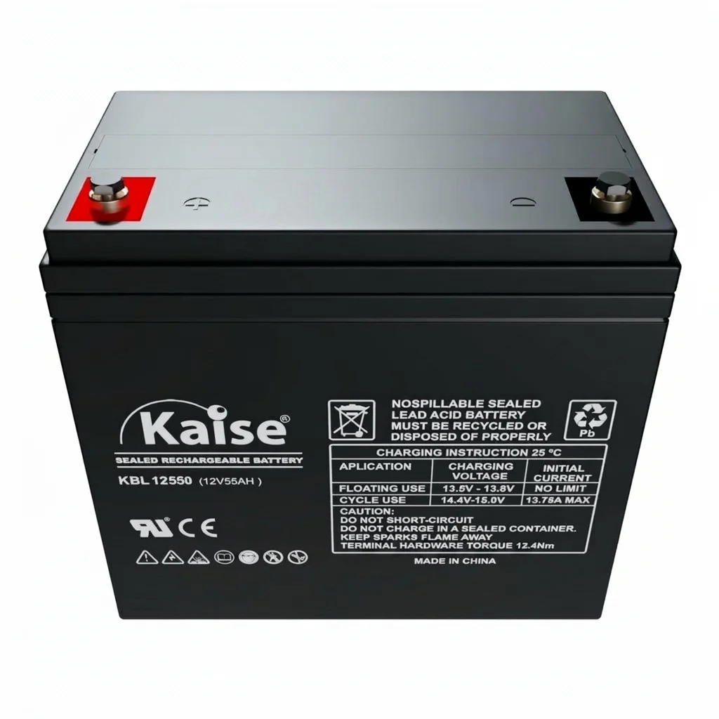 Batería de AGM 55Ah 12V Kaise