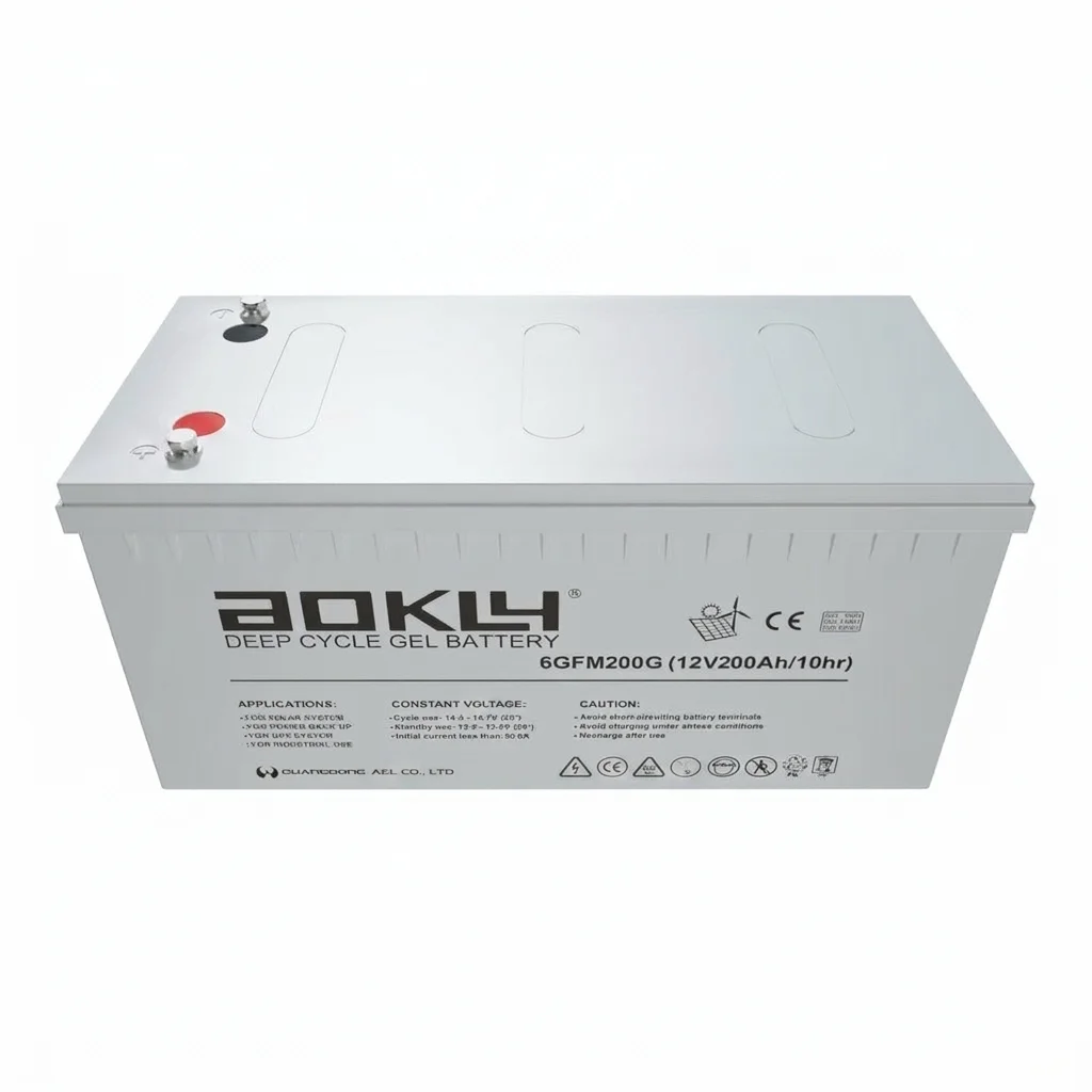 Batería de GEL 200Ah 12V Aokly