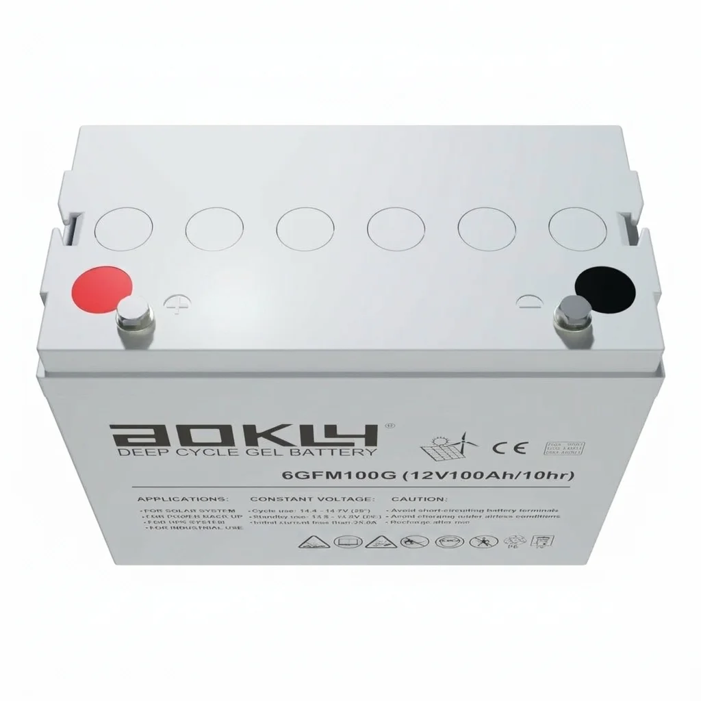Batería de GEL 100Ah 12V Aokly