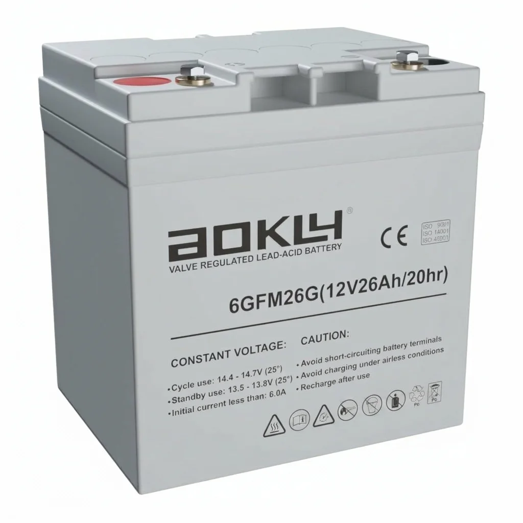 Batería de GEL 26Ah 12V Aokly