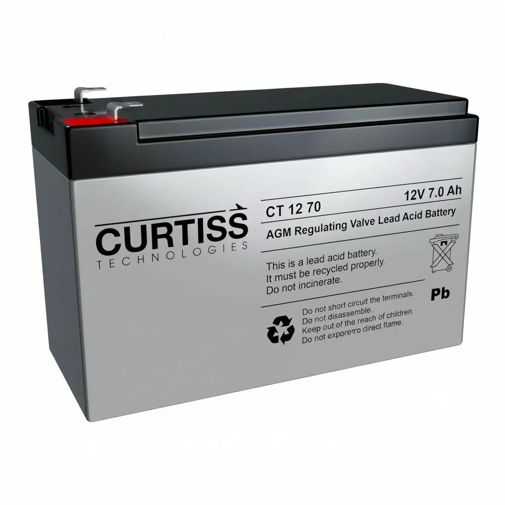 Batería de AGM 7Ah 12V Curtiss