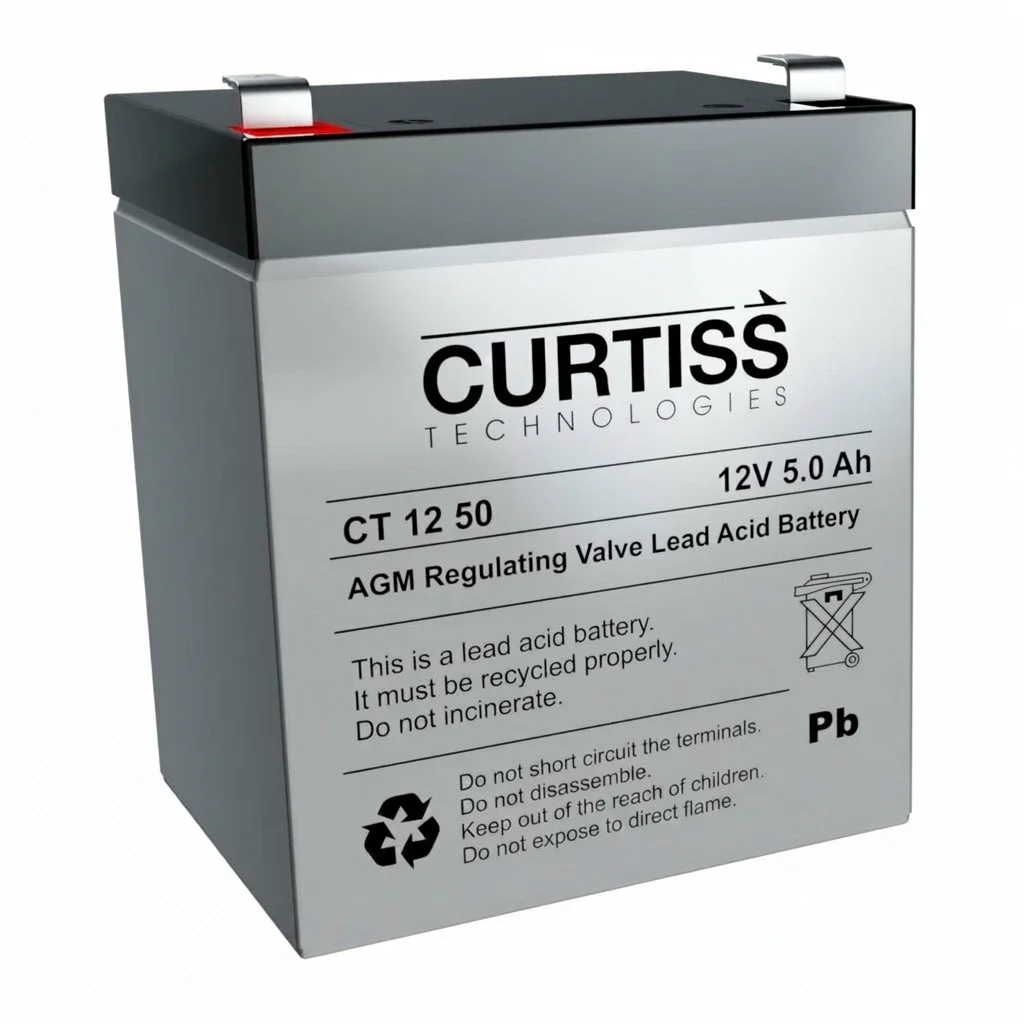 Batería de AGM 5Ah 12V Curtiss