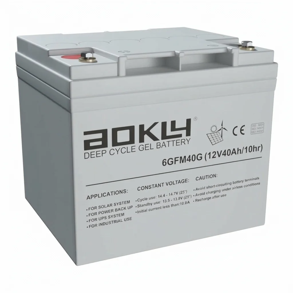 Batería de GEL 40Ah 12V Aokly