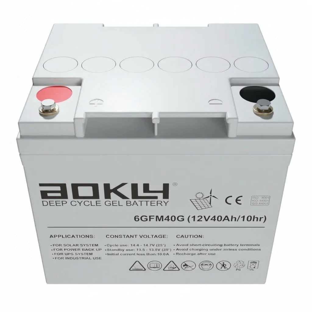 Batería de GEL 40Ah 12V Aokly
