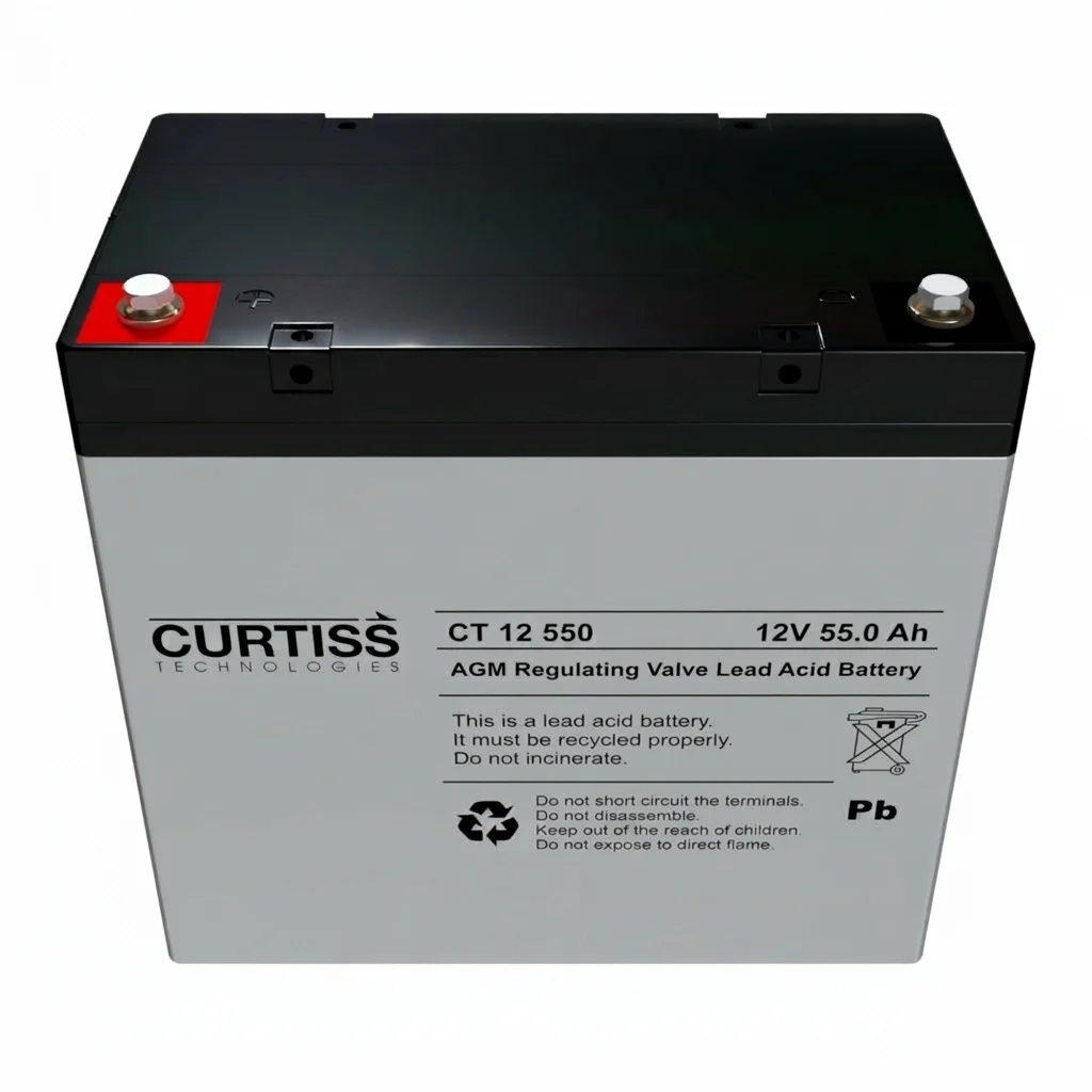 Batería de AGM 55Ah 12V Curtiss