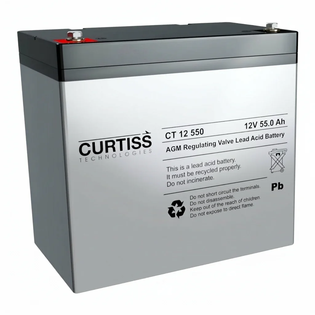 Batería de AGM 55Ah 12V Curtiss