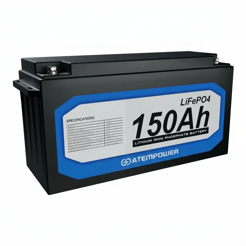 Batería de litio 150Ah 12.8V LiFePO4 ATEM POWER