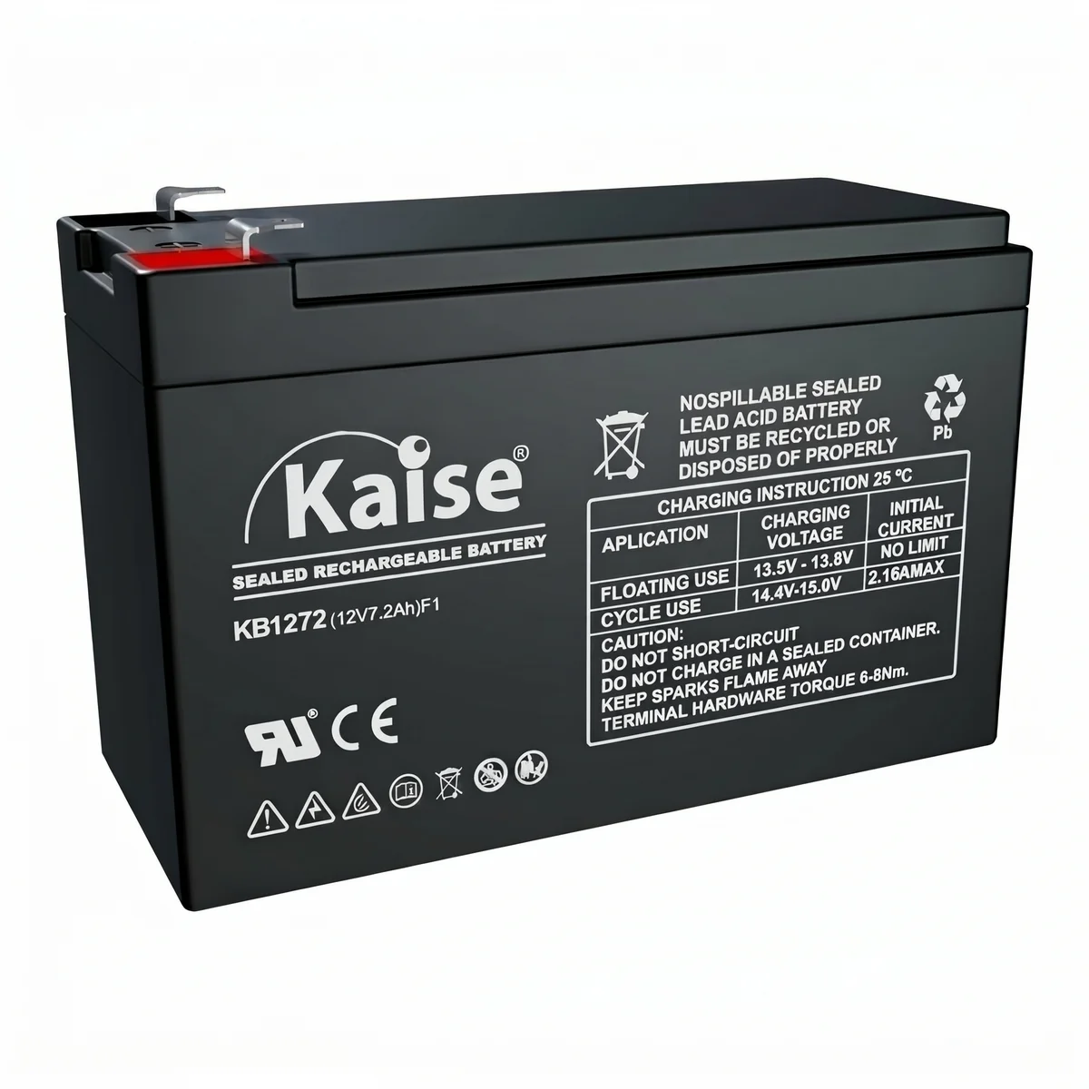 Batería de AGM 7.2Ah 12V Kaise