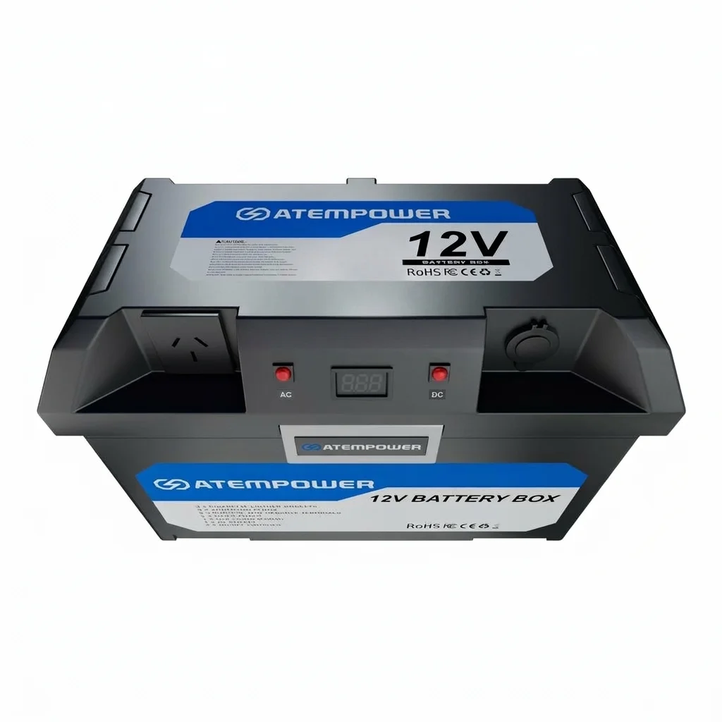 Caja batería sin inversor AP12BB-DC ATEM POWER