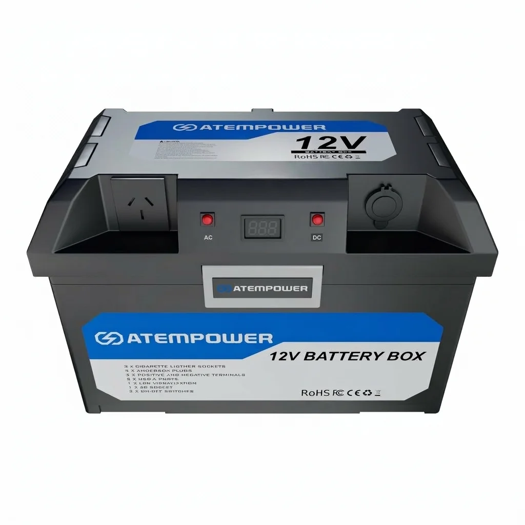 Caja batería sin inversor AP12BB-DC ATEM POWER