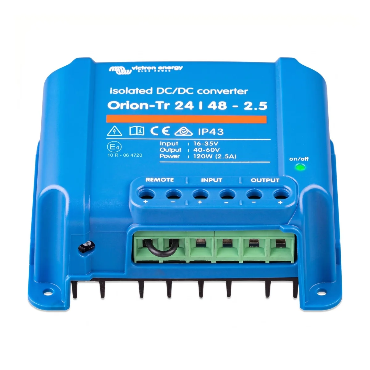 Convertidor DC/DC orion-tr 24V a 48V 2.5A aislado IP43