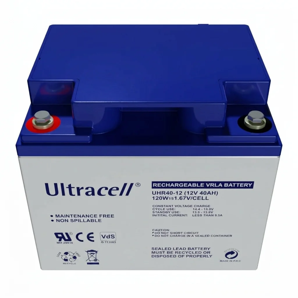 Batería de AGM 12 voltios 40Ah UltraCell UPS