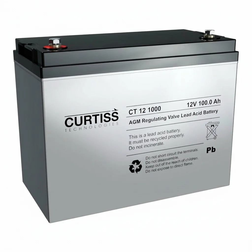 Batería de AGM 100Ah 12V Curtiss