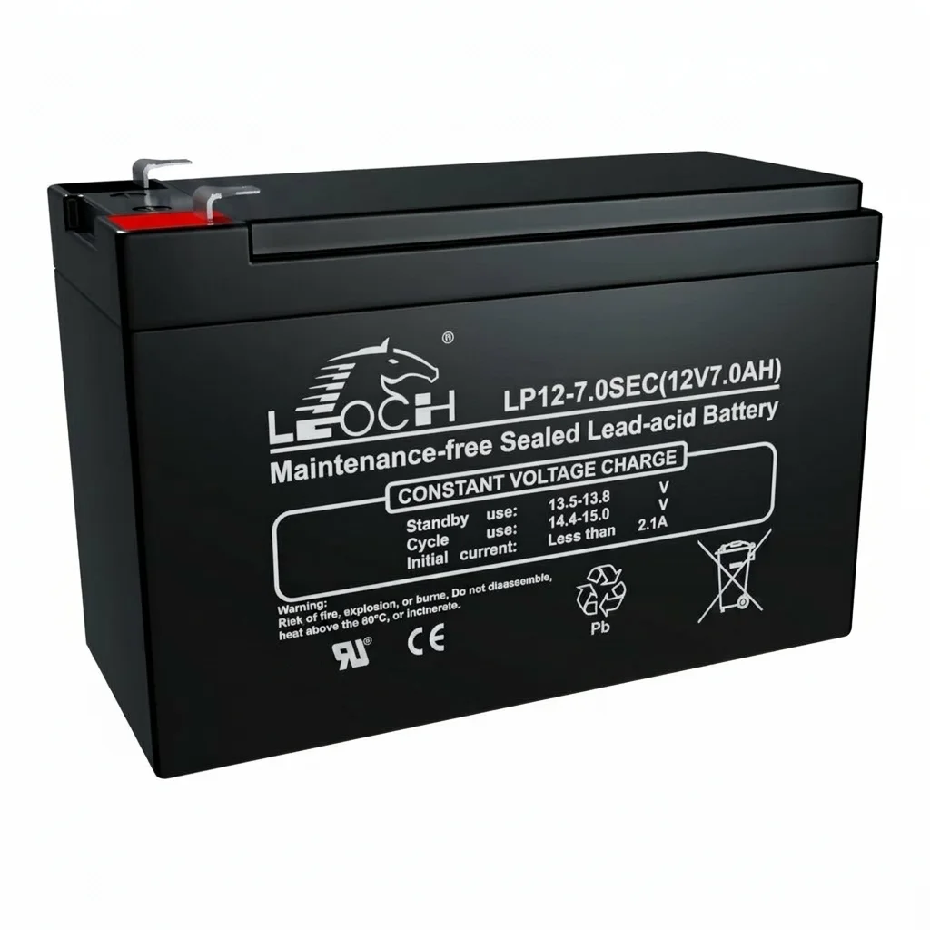 Batería AGM 7Ah 12V - LEOCH