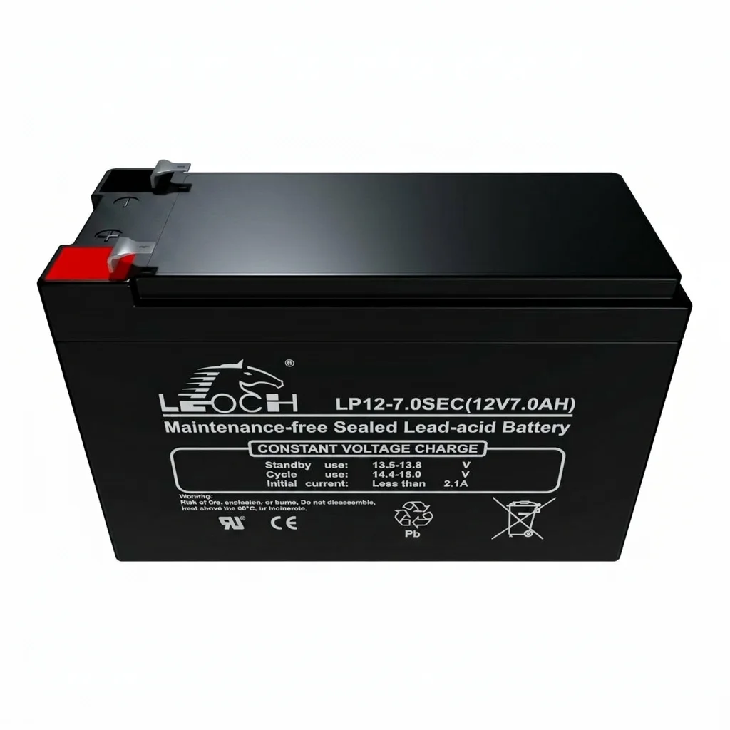 Batería AGM 7Ah 12V - LEOCH