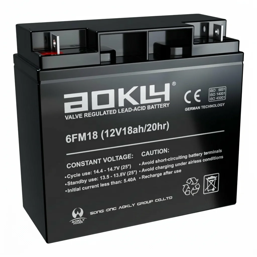 Batería AGM 18Ah 12V Aokly