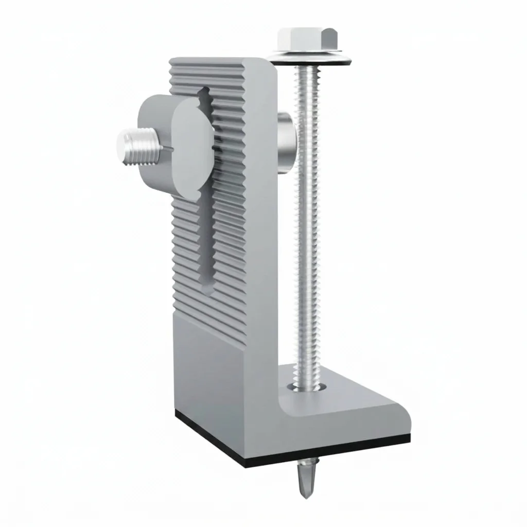 Soporte anclaje en l con tornillos 160mm UISOLAR