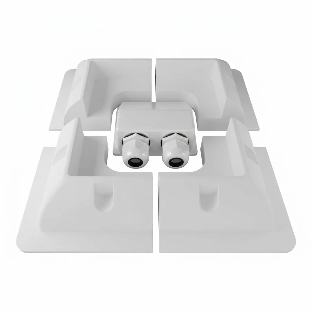 Kit de montaje en ABS para paneles solares - RV