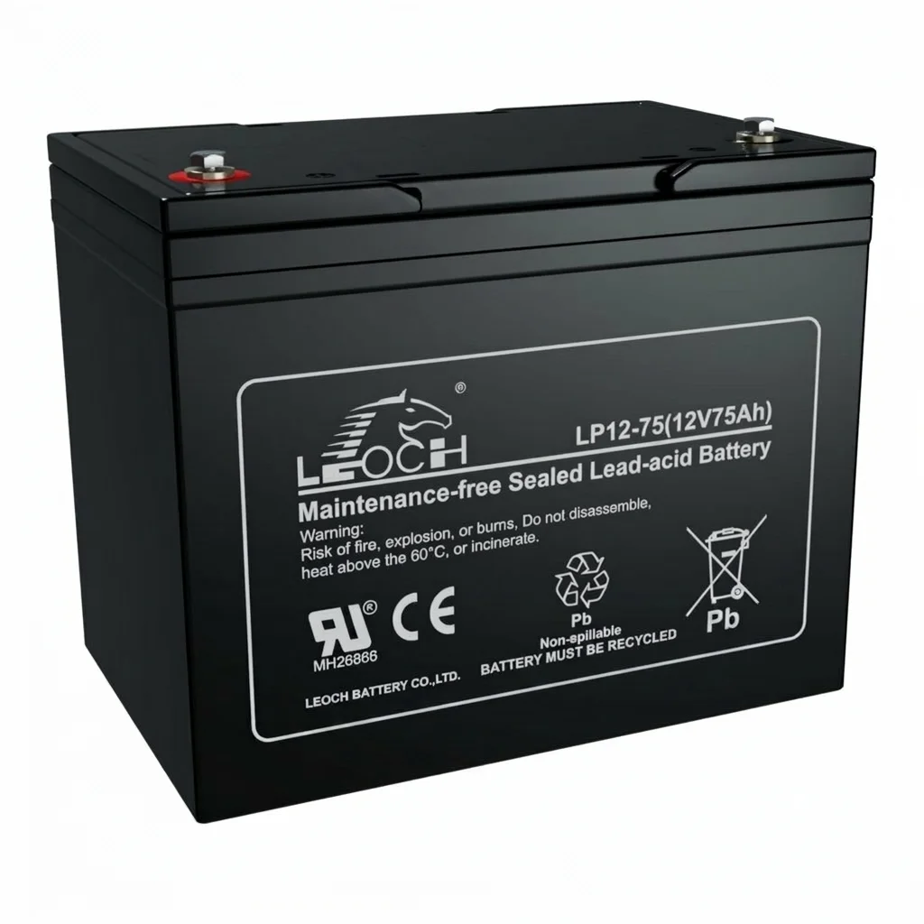 Batería AGM 75Ah 12V - LEOCH