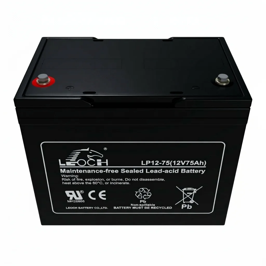 Batería AGM 75Ah 12V - LEOCH