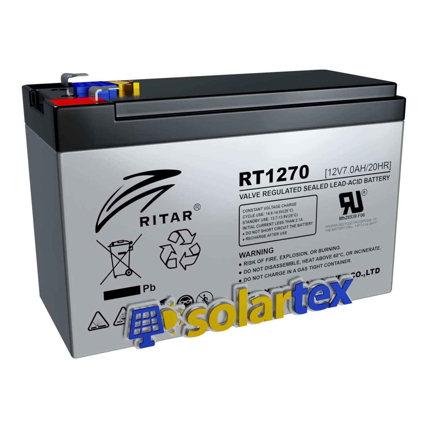 Batería AGM 7Ah 12V RITAR