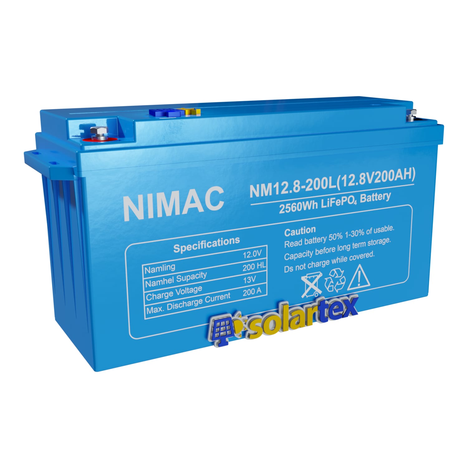Batería de litio 200Ah 12.8V NIMAC