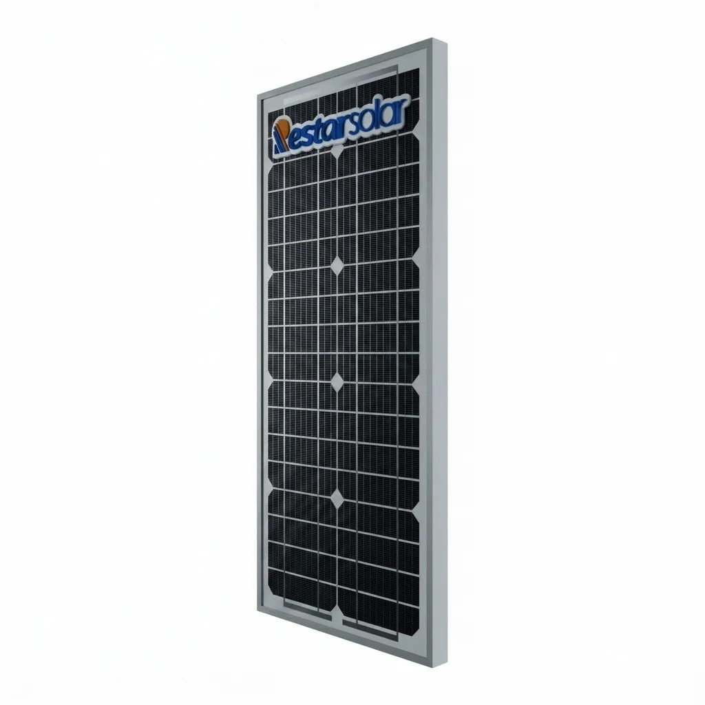 Panel Solar 20 watts monocristalino Restarsolar