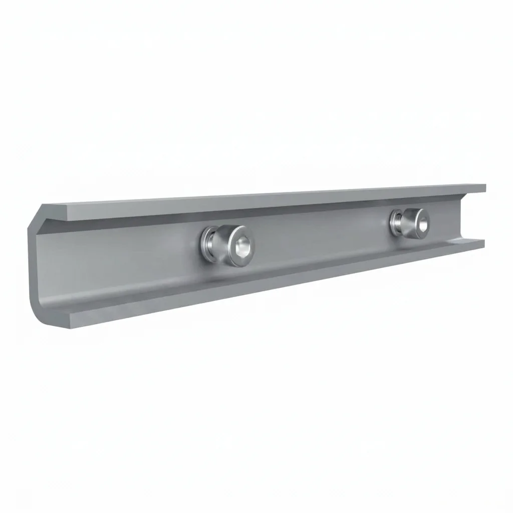 Unión riel R2 montaje aluminio UISOLAR