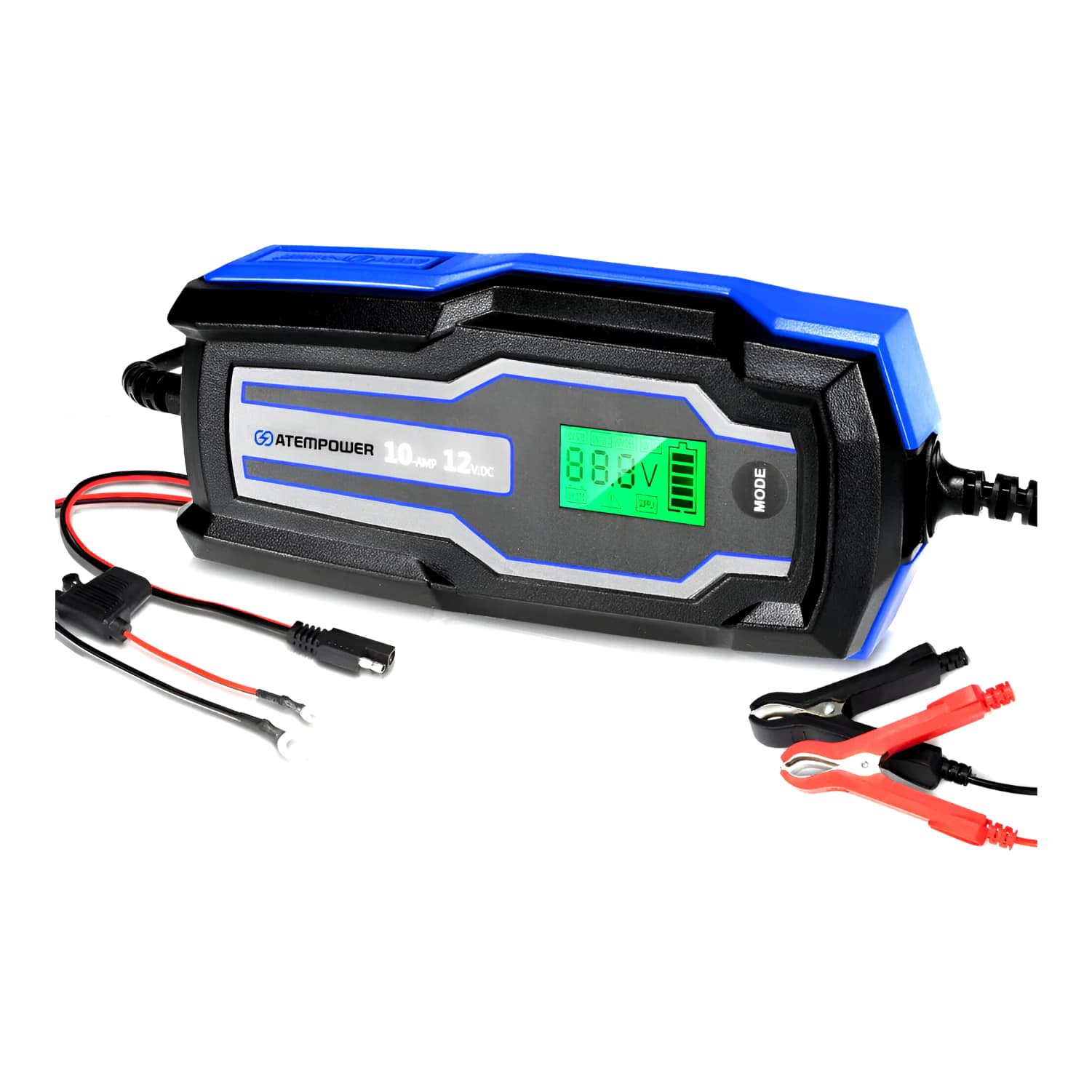 Cargador de batería inteligente 10A 6V-12V