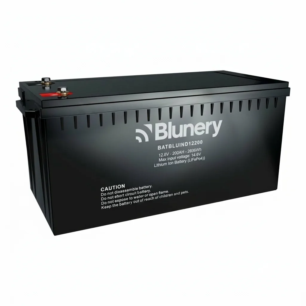 Batería de litio 200Ah 12V-STD LFP BLUNERY