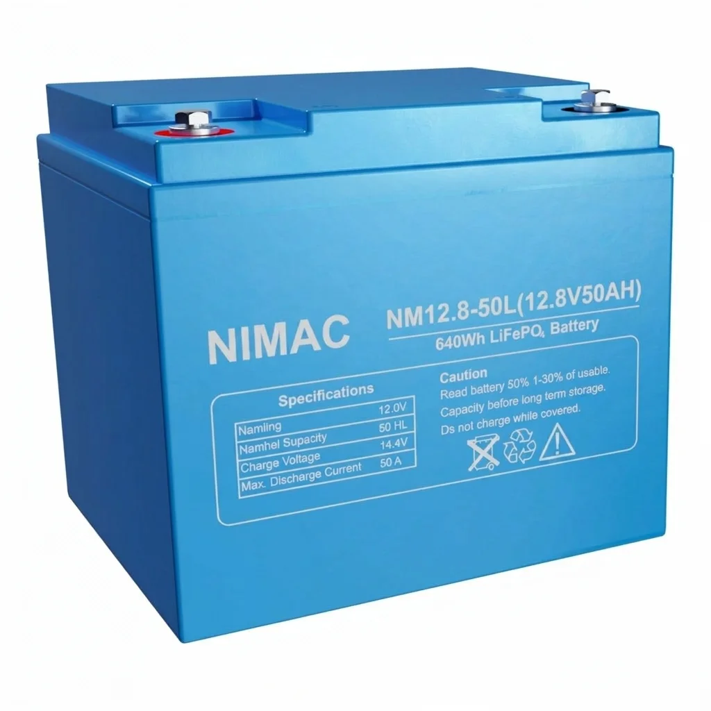 Batería litio 50Ah NIMAC - alta capacidad