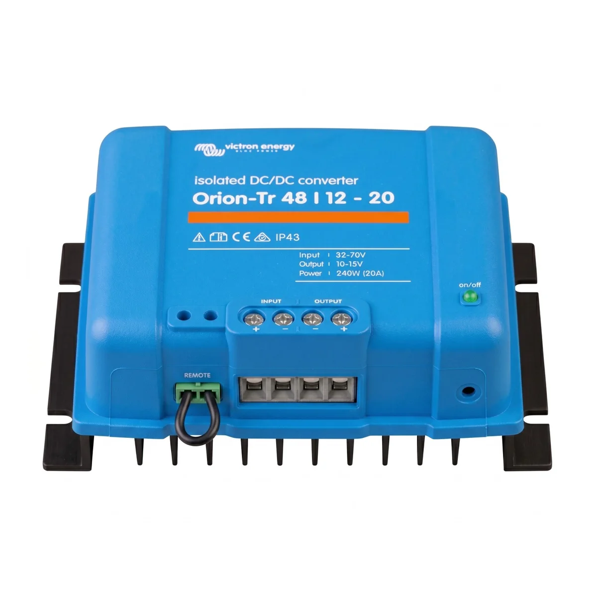 Convertidor DC/DC orion-tr 48V a 12V 20A aislado IP43