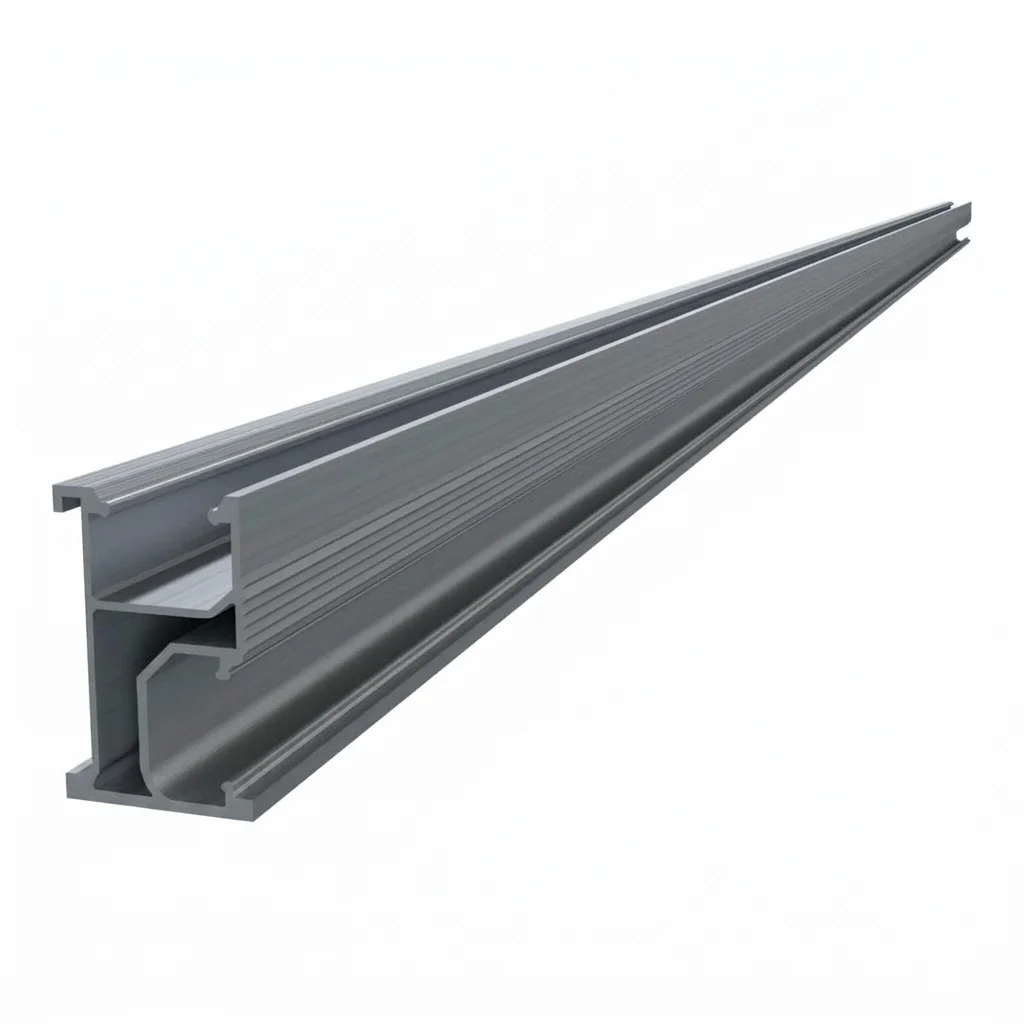 Perfil riel R2 montaje aluminio 4700mm UISOLAR
