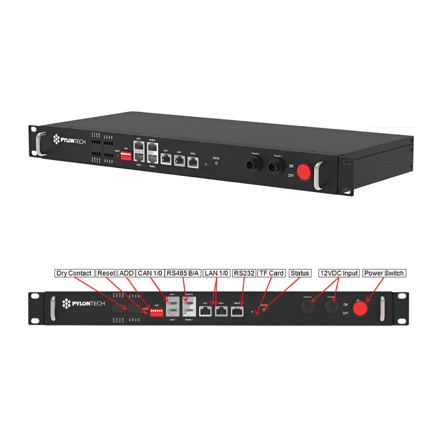 MBMS Controlador Pylontech para varios BMS HV (Alto Voltaje)